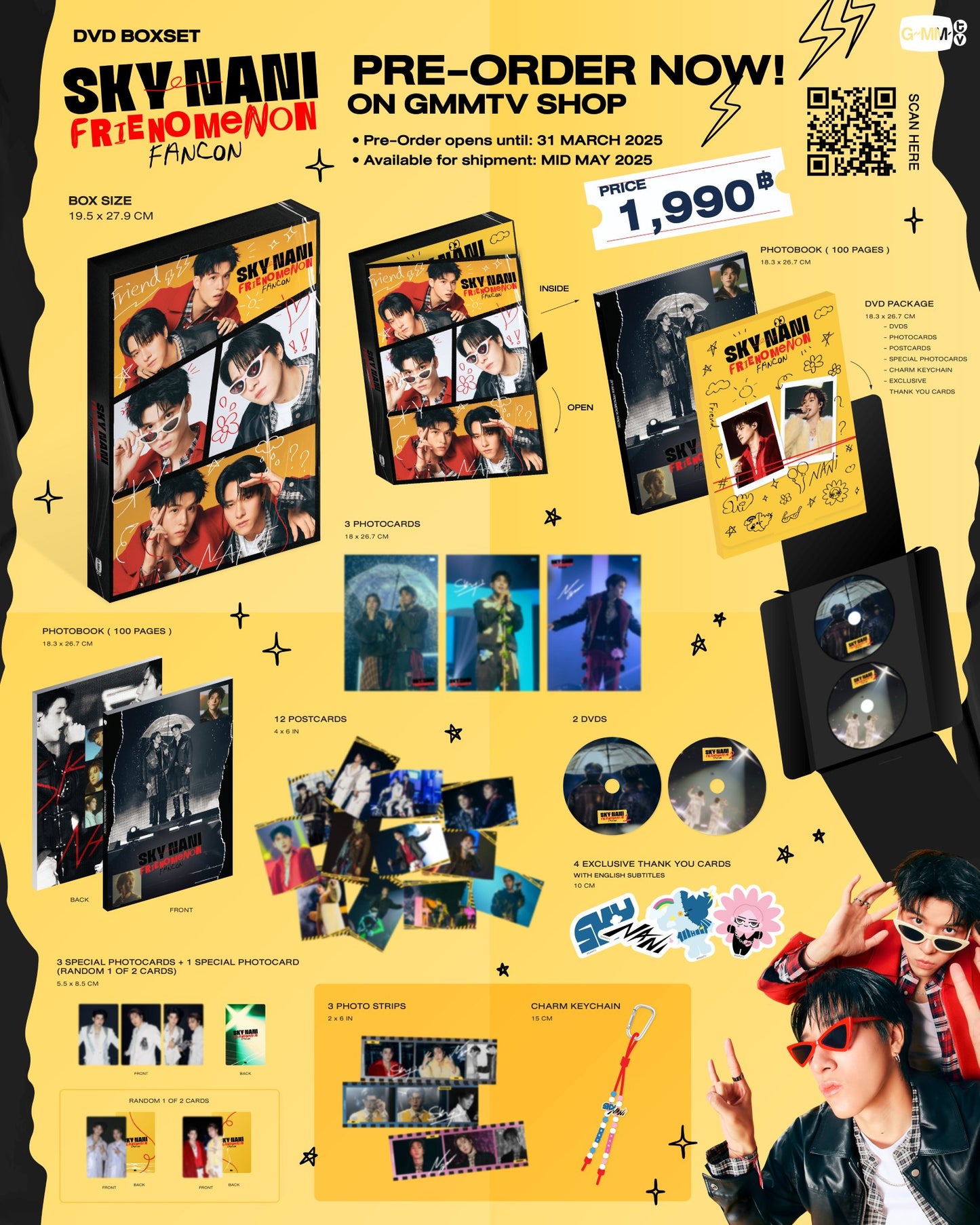 DVD BOXSET SKY-NANI FRIENOMENON FANCON