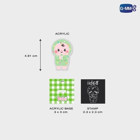 BABII GMMTV FANDOM CHARACTER SELF-INKING STAMP
