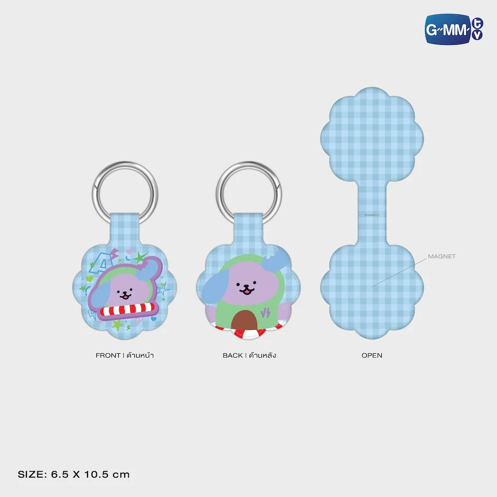 AVOCEAN GMMTV FANDOM CHARACTER MAGNETIC UTILITY CLIP KEYCHAIN