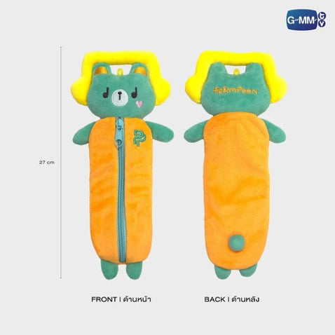 PERMPOON GMMTV FANDOM CHARACTER PLUSH PENCIL CASE