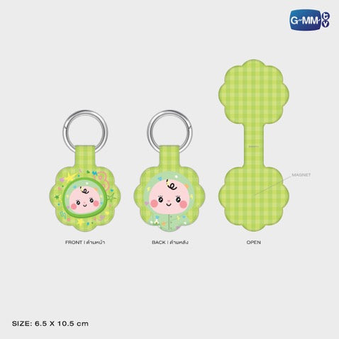 BABII GMMTV FANDOM CHARACTER MAGNETIC UTILITY CLIP KEYCHAIN