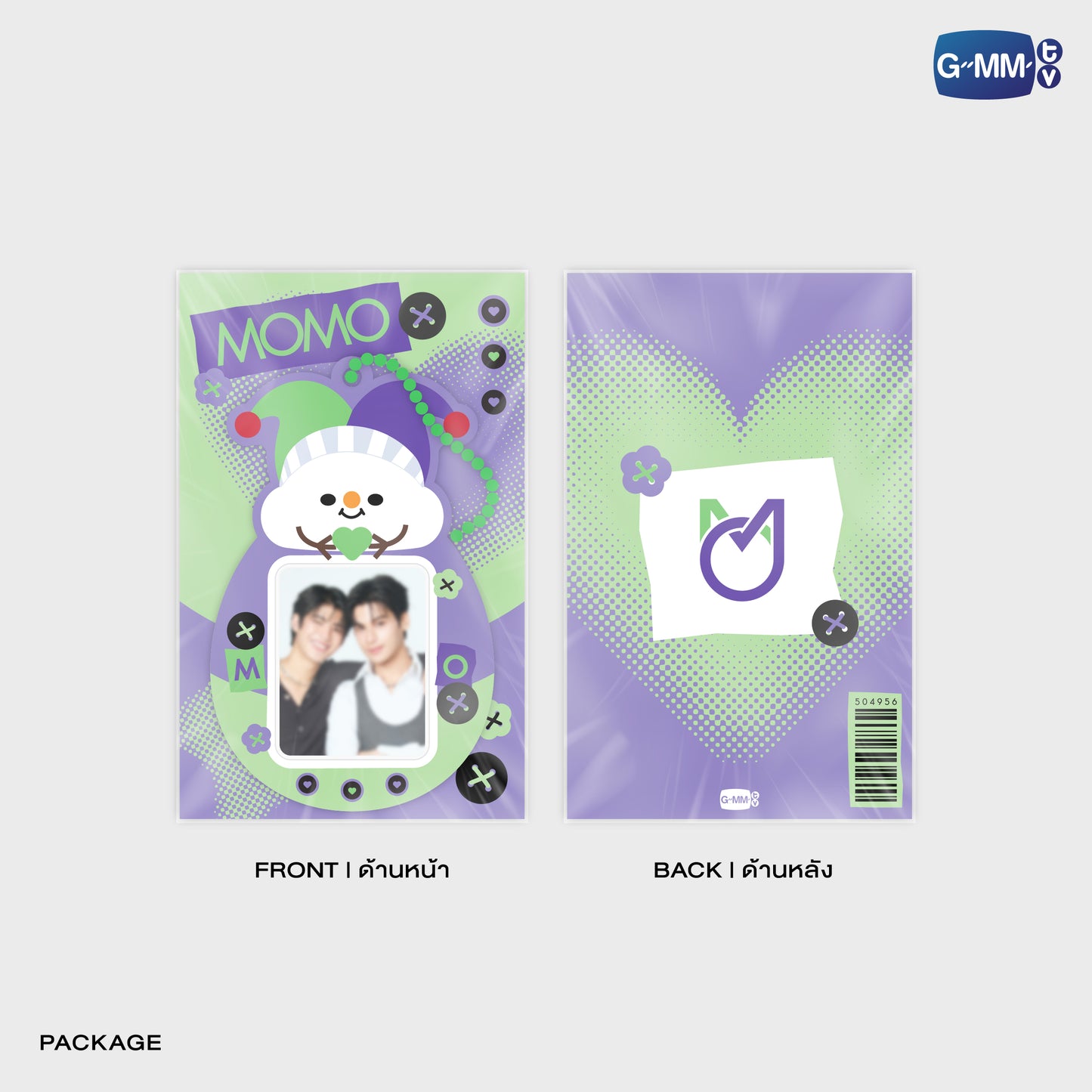POPOS25-244 MOMO MINI CARD HOLDER WITH MARKOHM PHOTOCARD