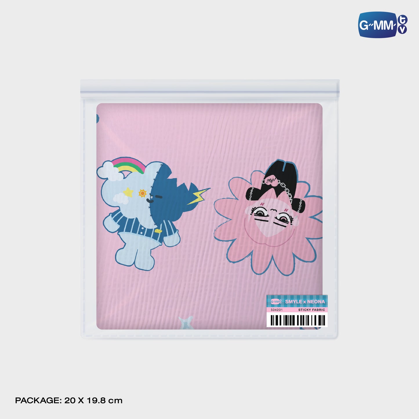 POPOS25-647 STICKY FABRIC SMYLE&NEONA