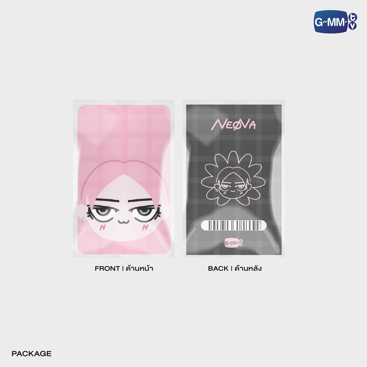 GUNMA26-183 NEONA CHARACTER DRAWSTRING BAG