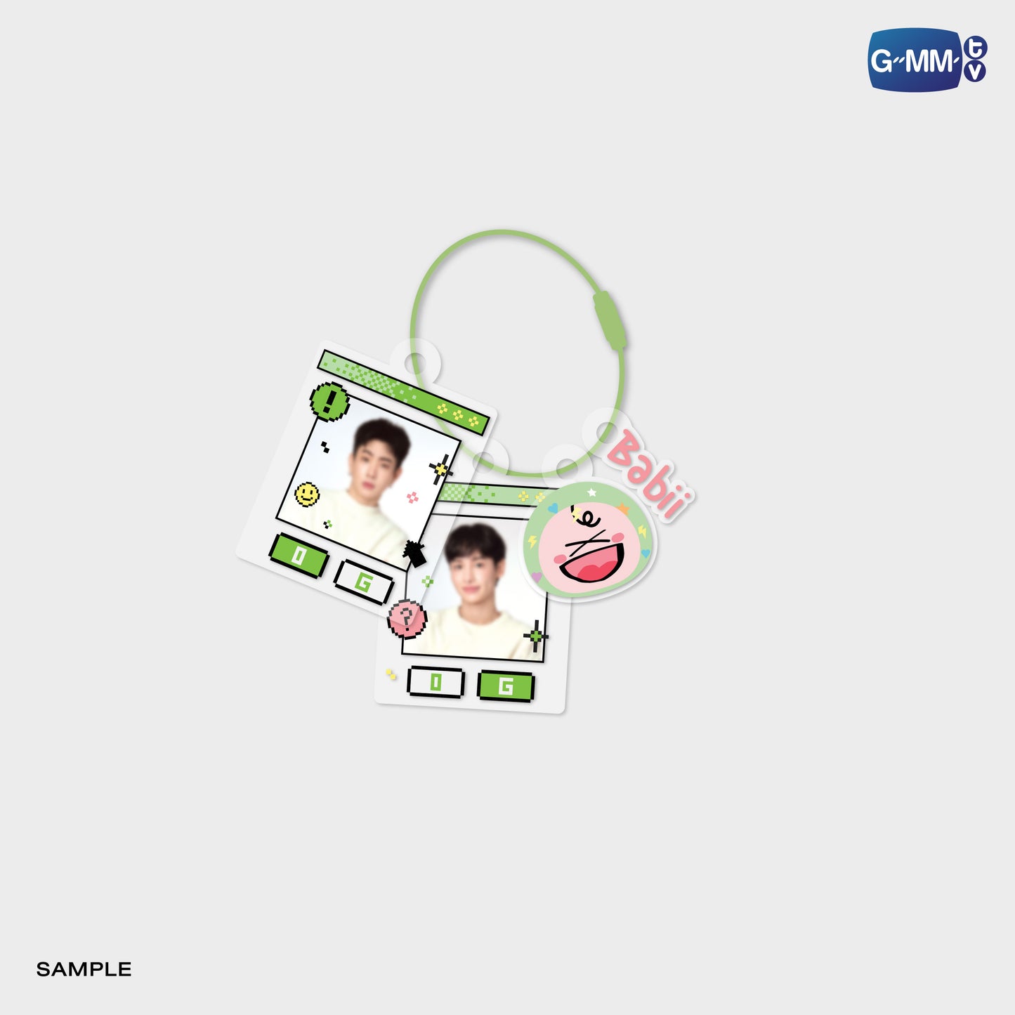 POPOS25-708 CUSTOMIZABLE ACRYLIC KEYCHAIN OFFGUN