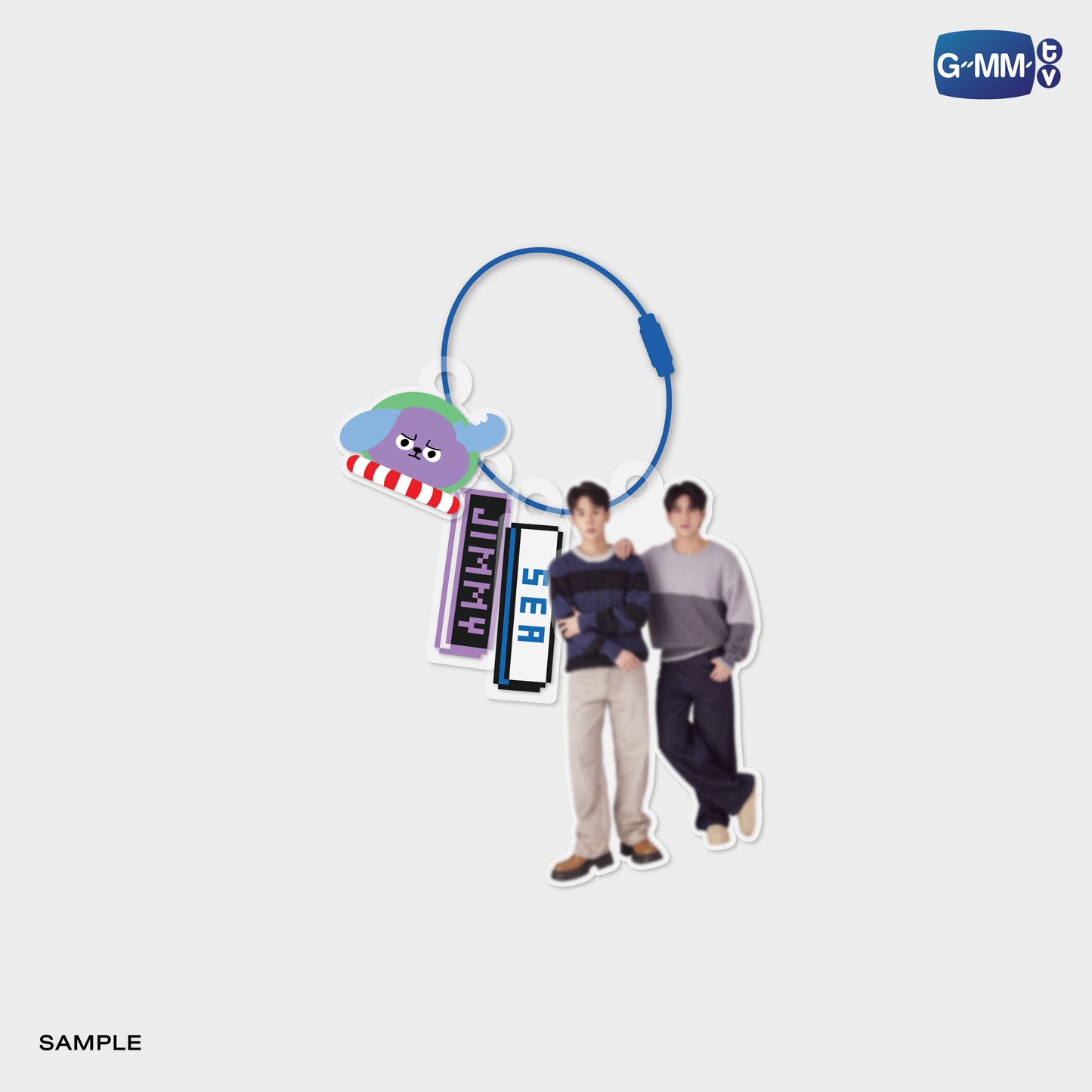 POPOS25-715 CUSTOMIZABLE ACRYLIC KEYCHAIN JIMMYSEA