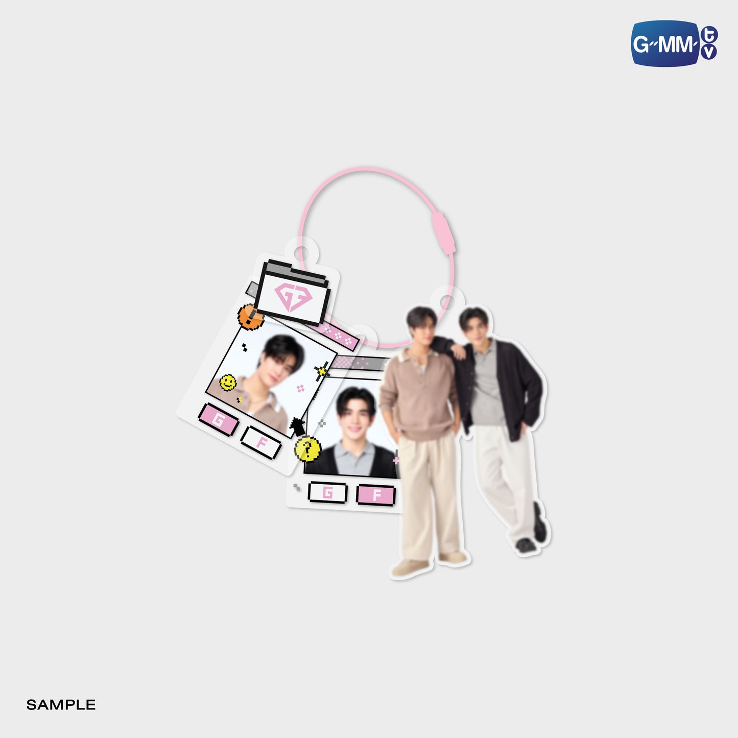 POPOS25-717 CUSTOMIZABLE ACRYLIC KEYCHAIN GEMINIFOURTH