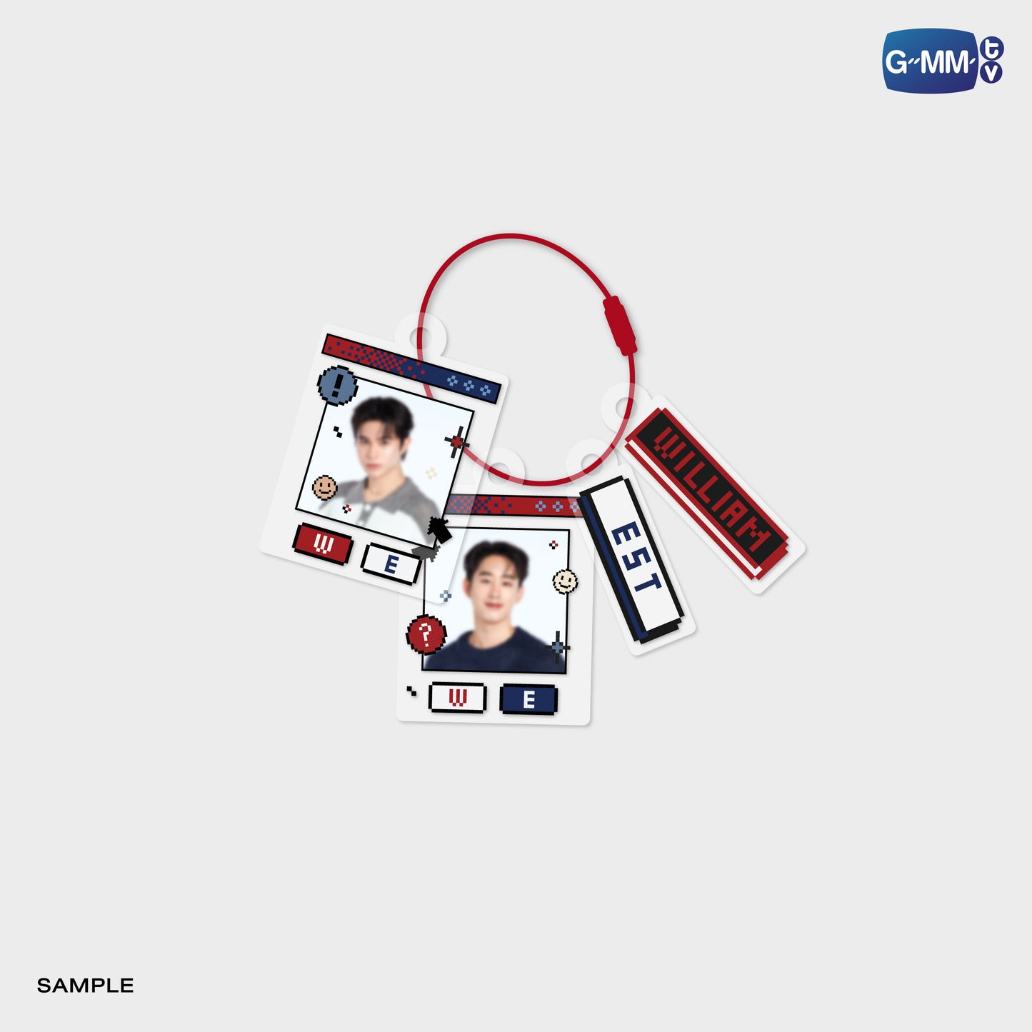 POPOS25-721 CUSTOMIZABLE ACRYLIC KEYCHAIN WILLIAMEST