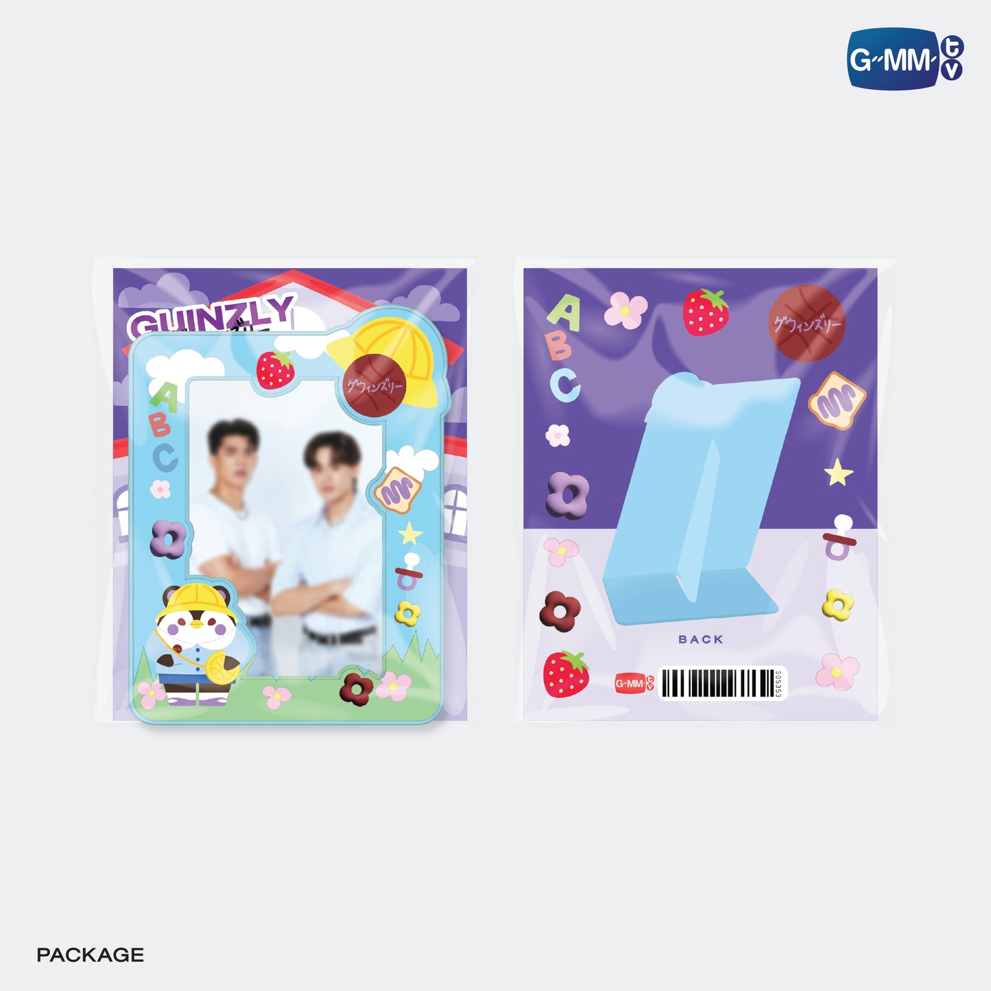 POPOS25-075 GUINZLY CARD HOLDER STAND WITH PHOTOCARD