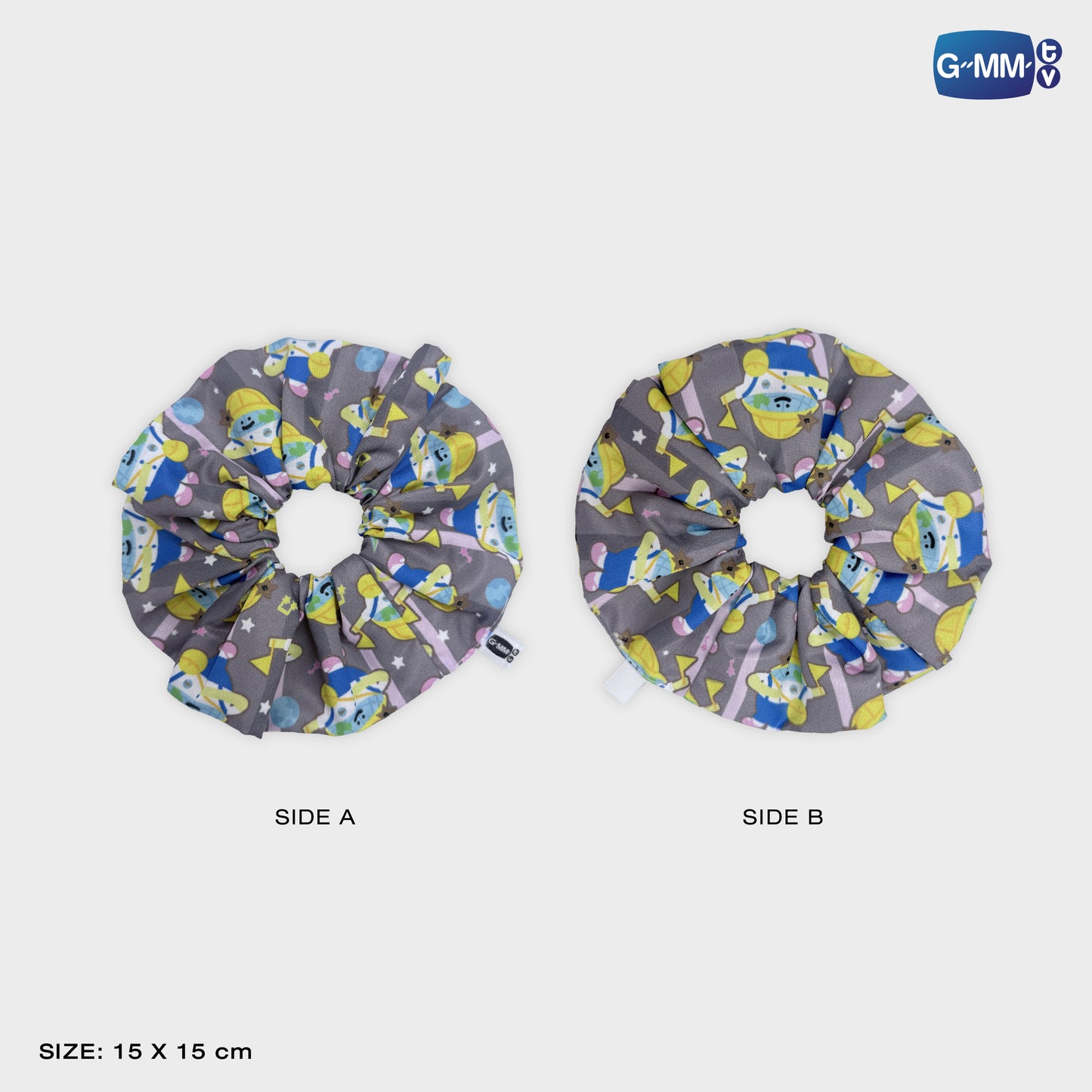 POPOS25-116 MR. SATURNWORLD CHARACTER HAIR SCRUNCHIE