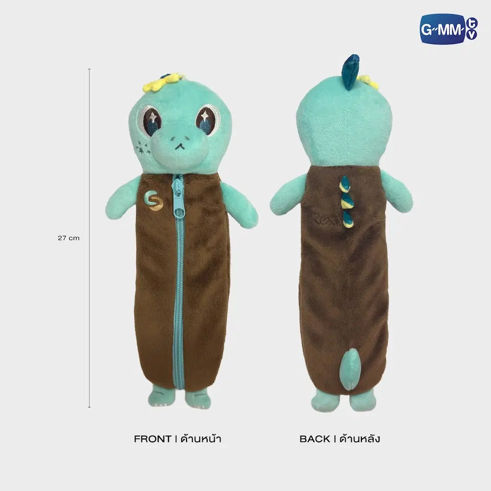 REXXA GMMTV FANDOM CHARACTER PLUSH PENCIL CASE