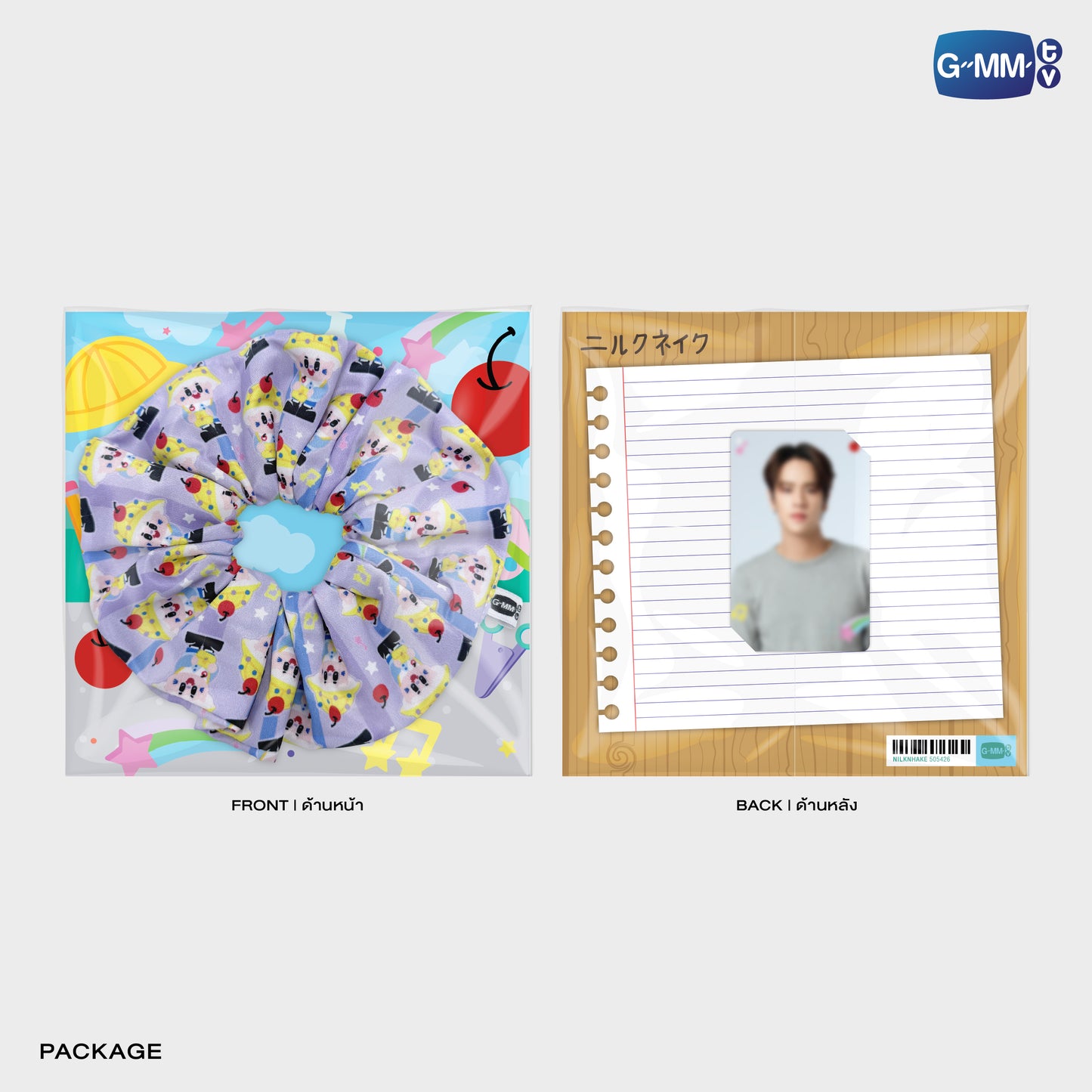 POPOS25-136 NILKNHAKE CHARACTER HAIR SCRUNCHIE