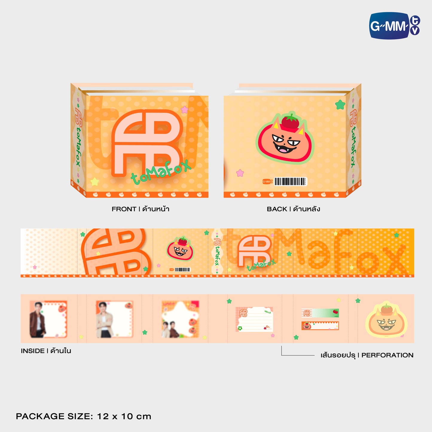 POPOS25-038 TOMAFOX NOTEPAD SET