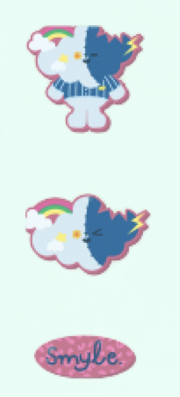 SMYLE FANDOM CHARACTER RUBBER CHARM SET