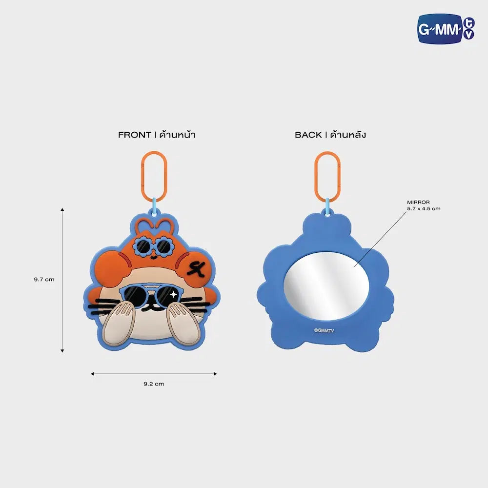 NONG NOOONG GMMTV FANDOM CHARACTER MIRROR KEYCHAIN