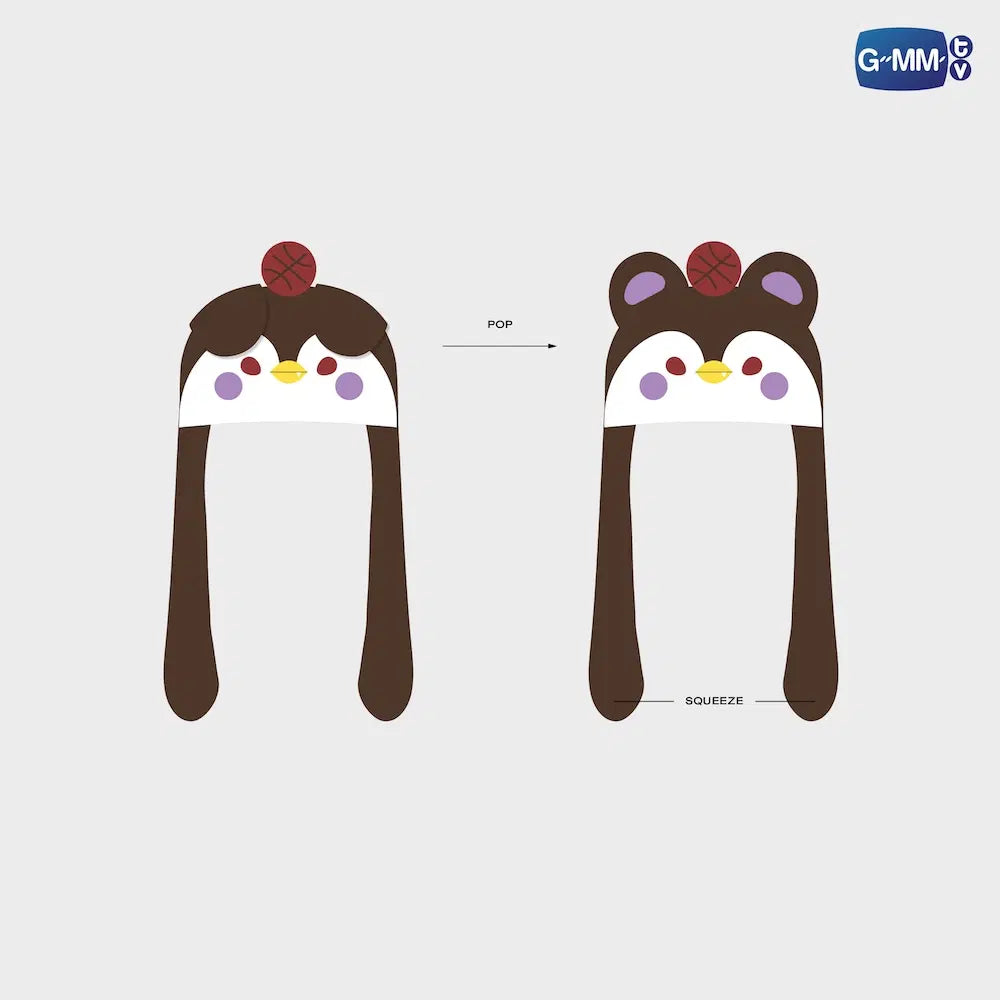【PRE-ORDER】GUINZLY FLUFFY EAR POP HAT