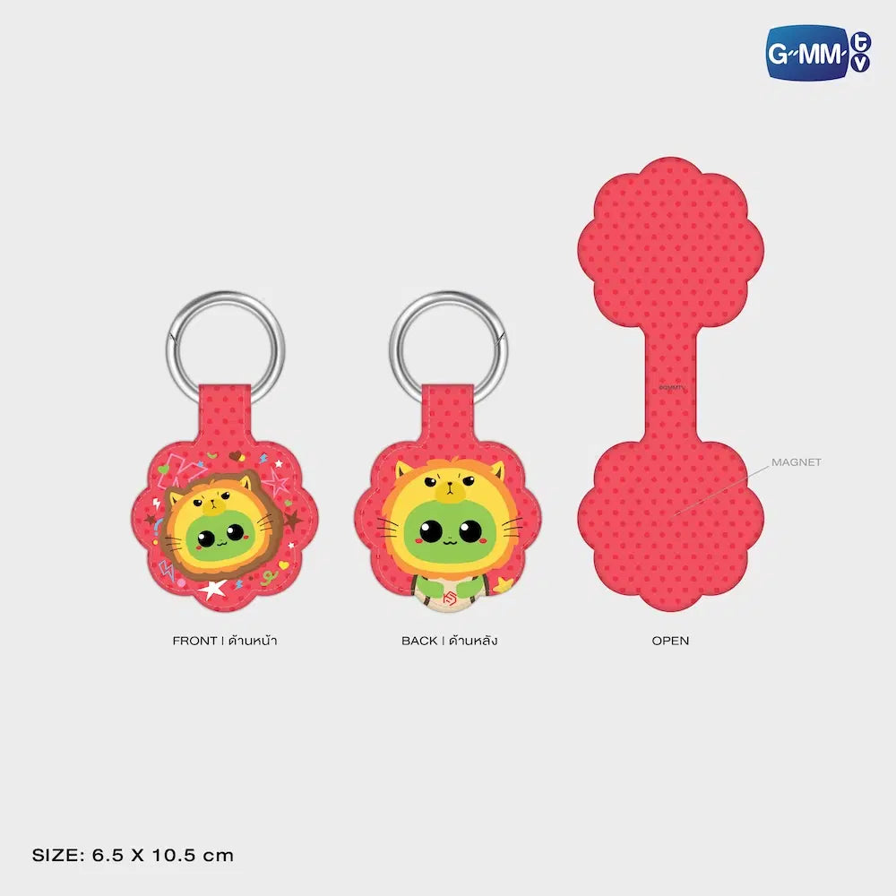 KING MAN GMMTV FANDOM CHARACTER MAGNETIC UTILITY CLIP KEYCHAIN