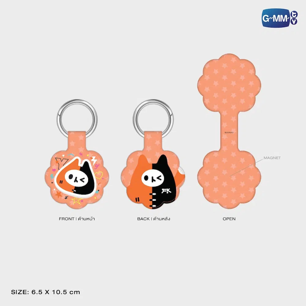 YUZU MUMU GMMTV FANDOM CHARACTER MAGNETIC UTILITY CLIP KEYCHAIN