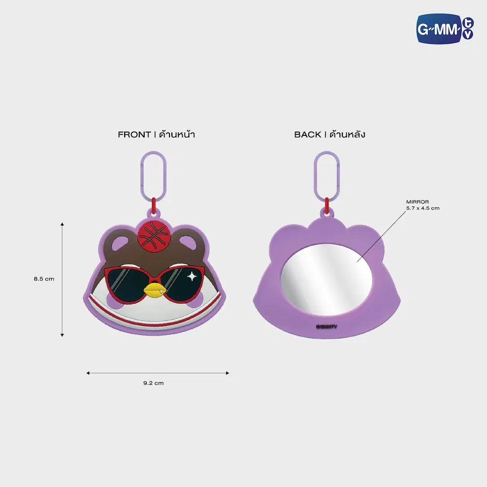 GUINZLY GMMTV FANDOM CHARACTER MIRROR KEYCHAIN
