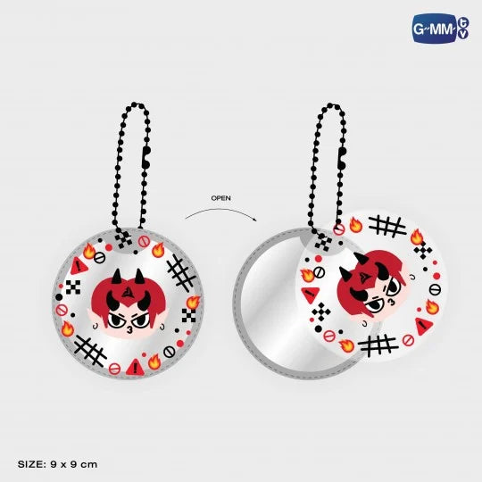 アイドル DOMIIA KEYCHAIN PerthSanta Fancon PERTH SANTA TIME STOPPER FANCON】DOMIIA POCKET MIRROR 2