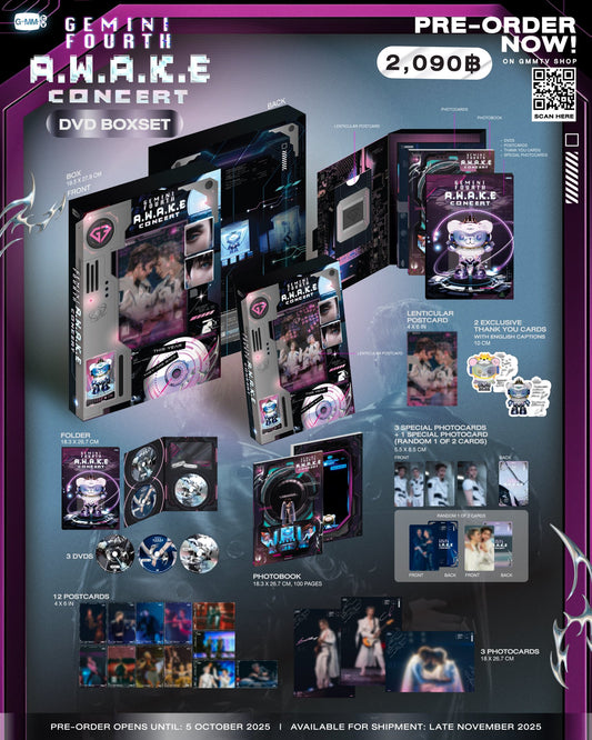 【PRE-ORDER】 DVD BOXSET GEMINI FOURTH A.W.A.K.E CONCERT