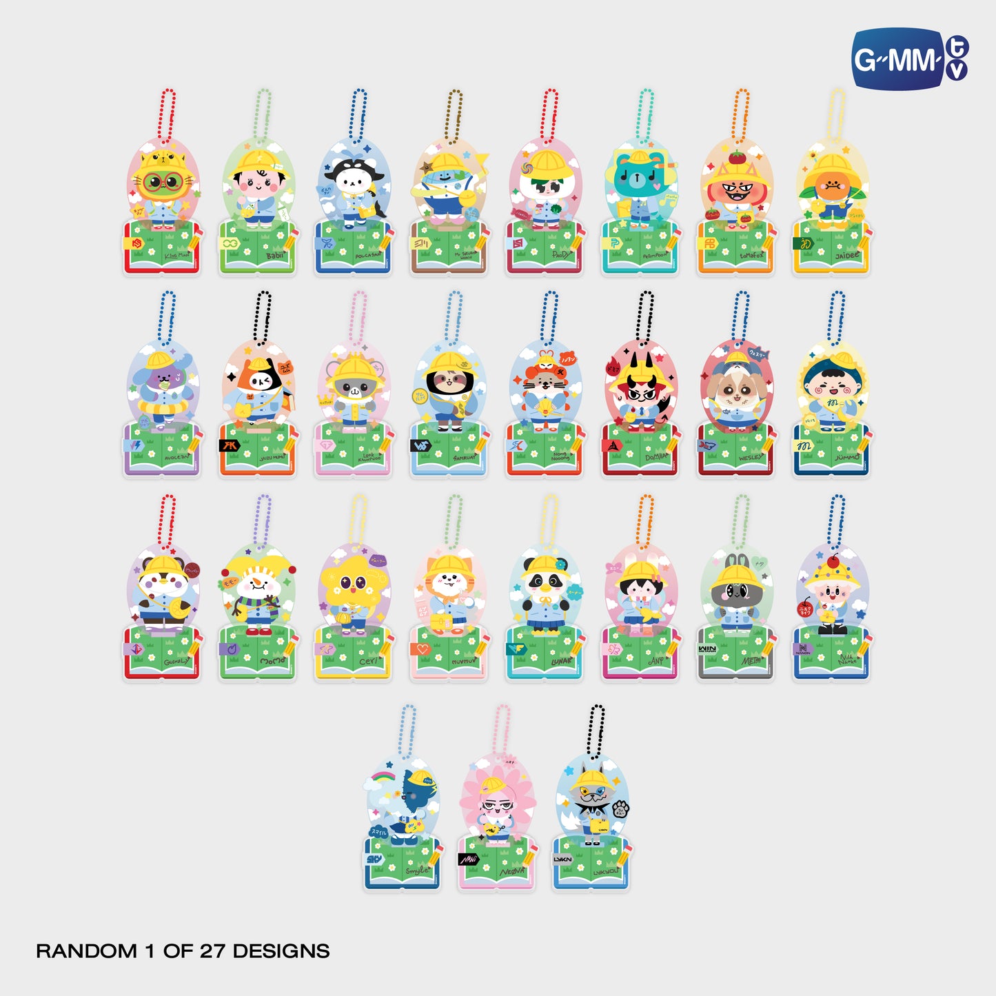 POPOS25-004 GMMTV GASHA ACRYLIC STANDEE & KEYCHAIN