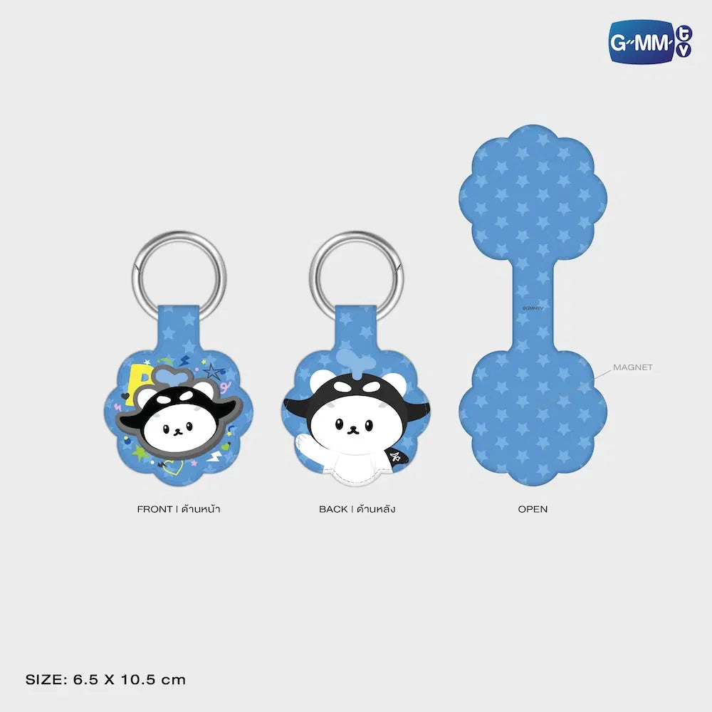 POLCASAN GMMTV FANDOM CHARACTER MAGNETIC UTILITY CLIP KEYCHAIN