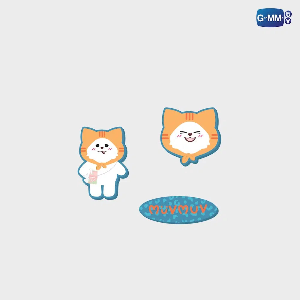 MUVMUV FANDOM CHARACTER RUBBER CHARM SET