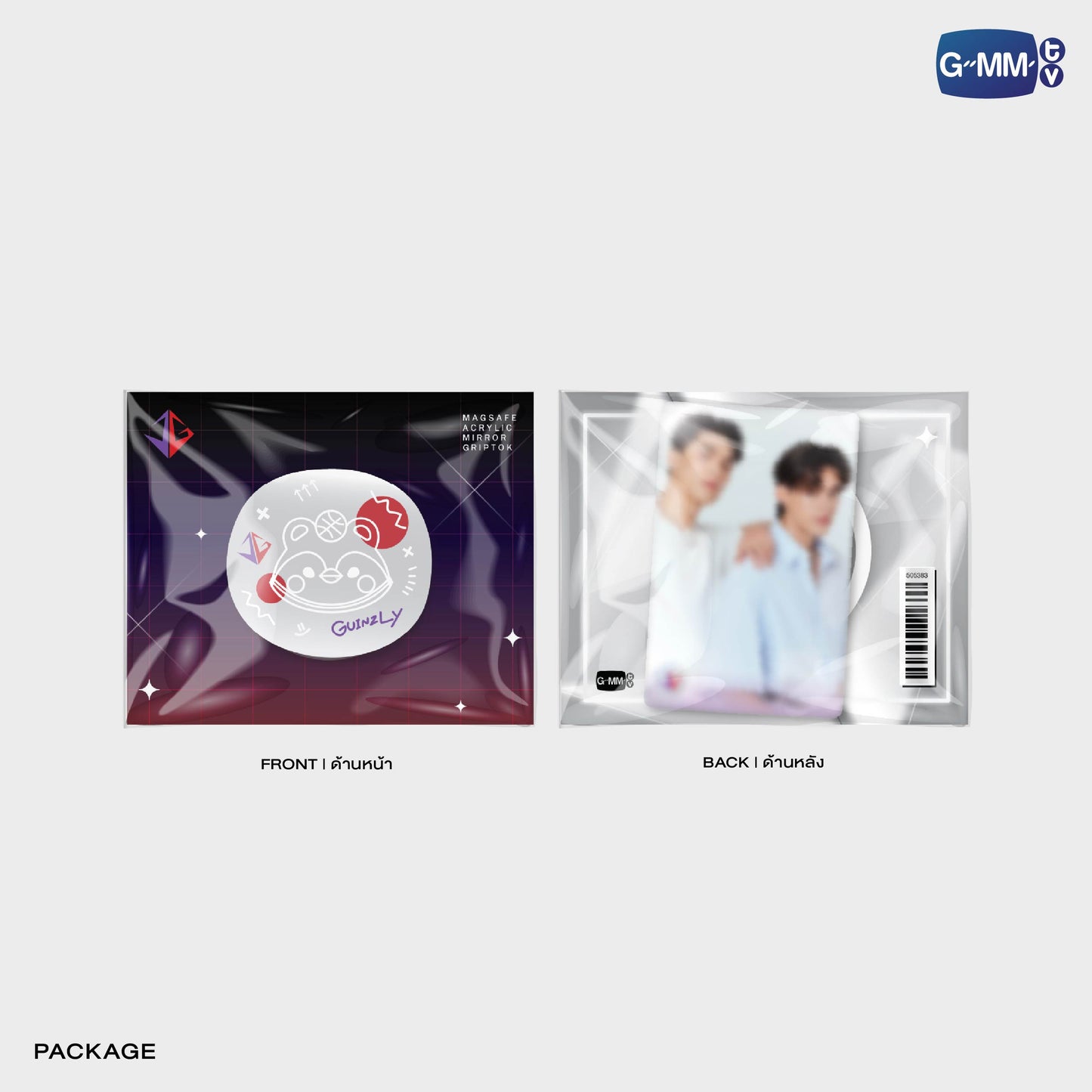 POPOS25-102 GUINZLY MIRROR GRIPTOK MAGSAFE