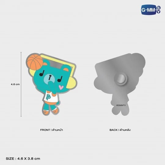 GMMTV STARLYMPIC 2025 FANDOM CHARACTER PIN