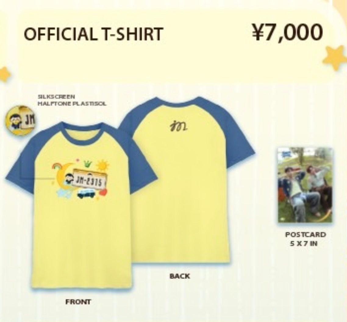 【PRE-ORDER】JUNIOR MARK SunnyMoon CONCERT OFFICIAL T-SHIRT
