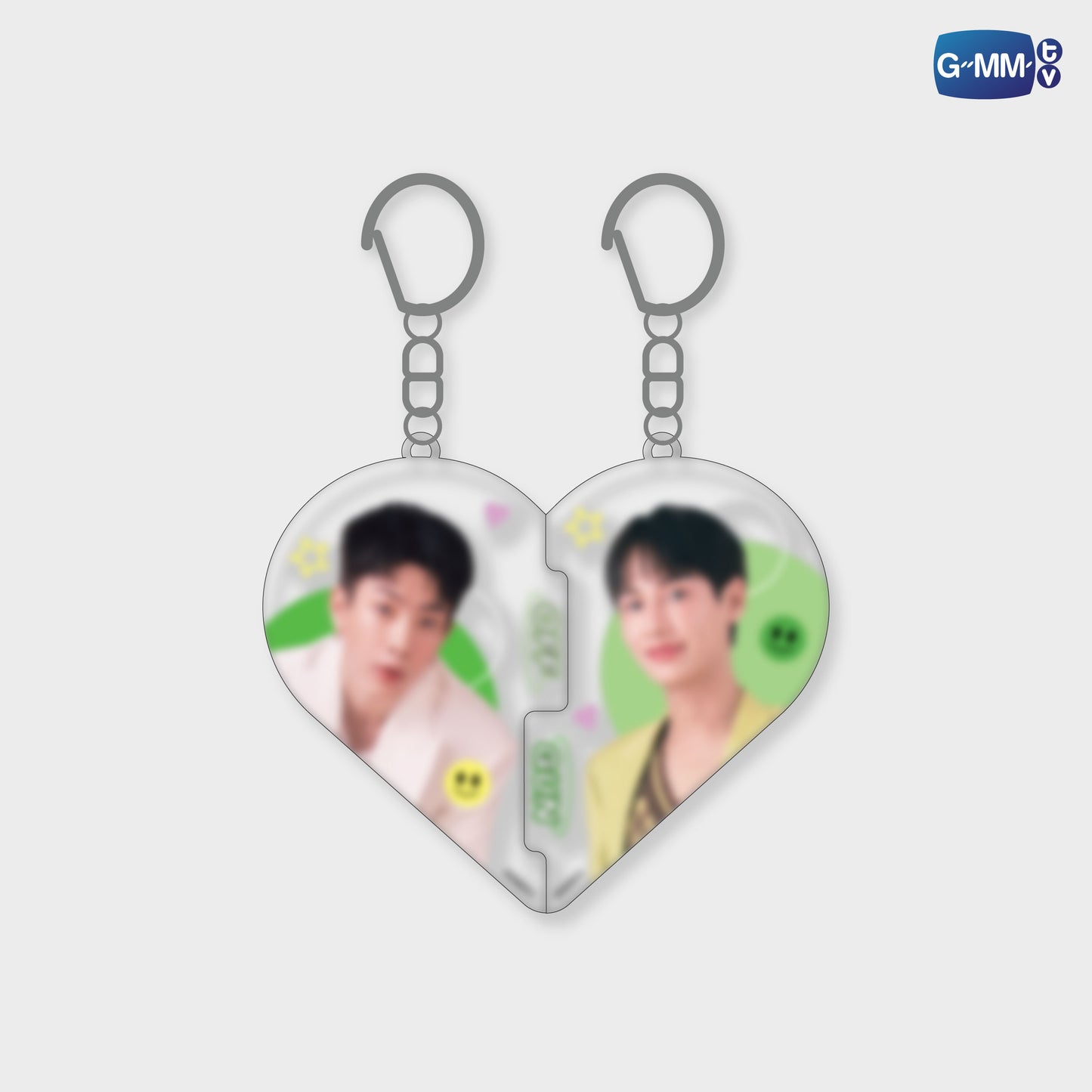 POPUPTK-49 HEART KEYCHAIN OFFGUN