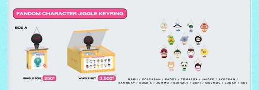 【Character Fest Thailand 2025】 FANDOM CHARACTER JIGGLE KEYRING - BOX A