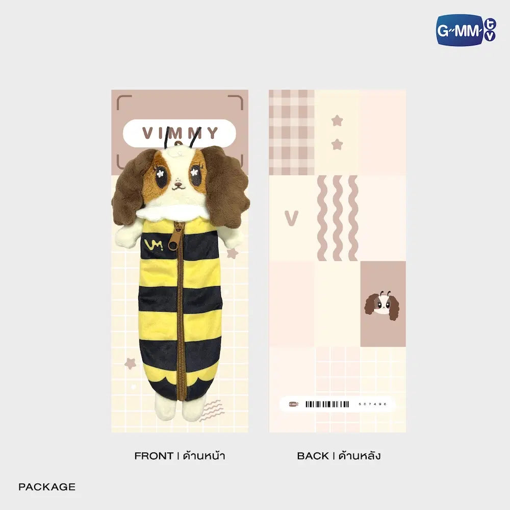 VIMMY GMMTV FANDOM CHARACTER PLUSH PENCIL CASE