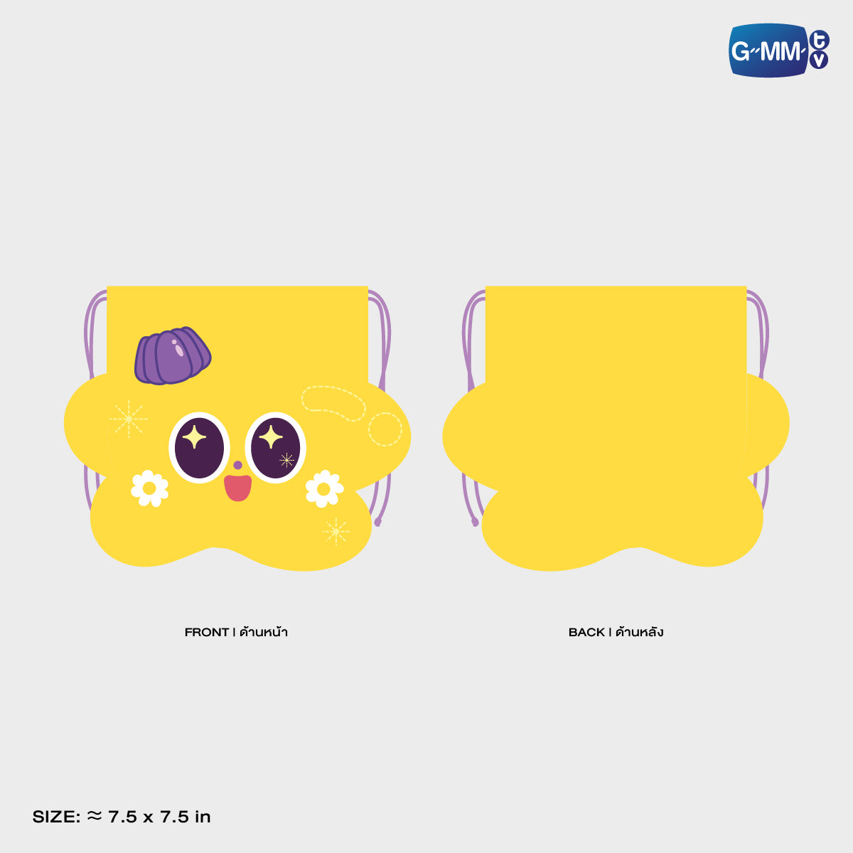 POPOS25-529 FANDOM CHARACTER DRAWSTRING POUCH CERI