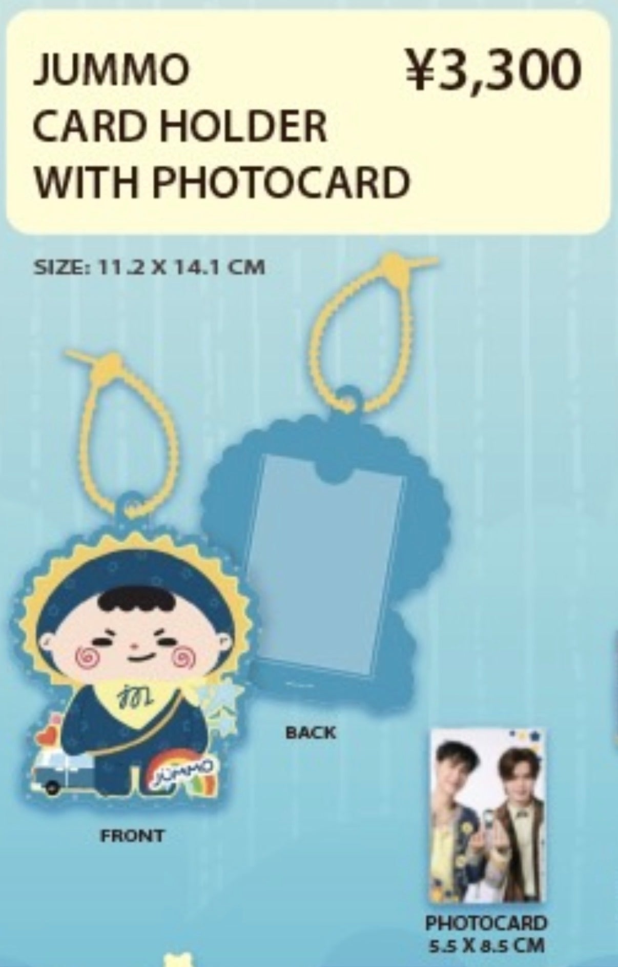 JUMMO CARD HOLDER WITH PHOTOCARD