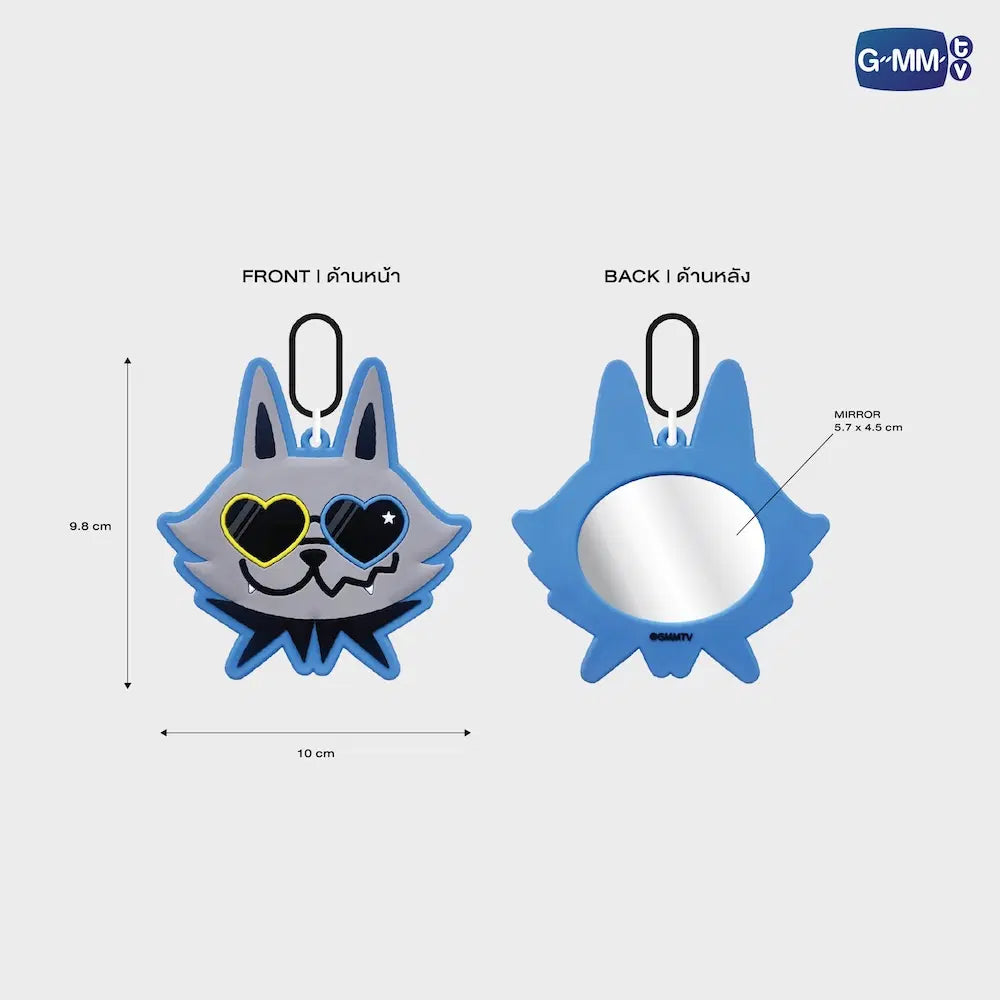 LYKYOU GMMTV FANDOM CHARACTER MIRROR KEYCHAIN