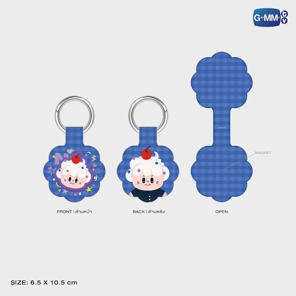 NILKNHAKE GMMTV FANDOM CHARACTER MAGNETIC UTILITY CLIP KEYCHAIN