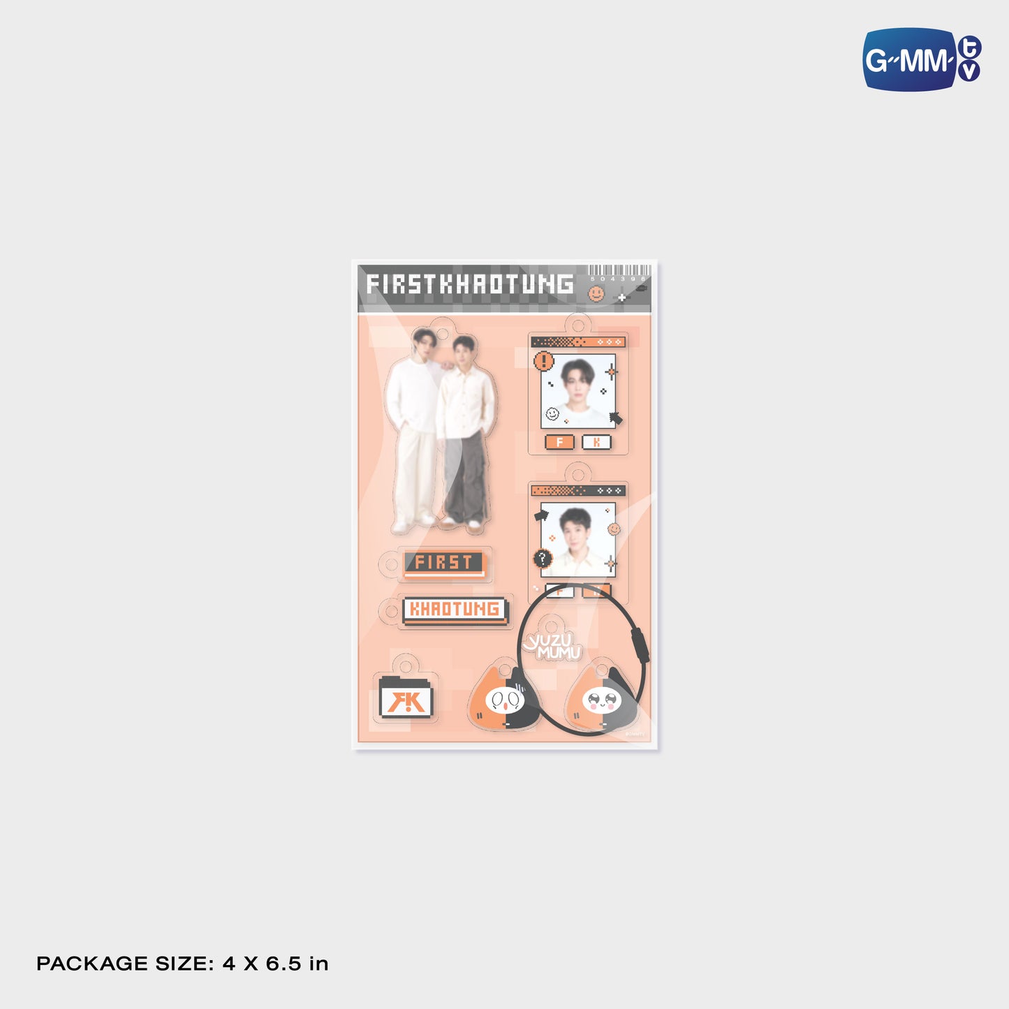 POPNY-355 FIRSTKHAOTUNG CUSTOMIZABLE ACRYLIC KEYCHAIN