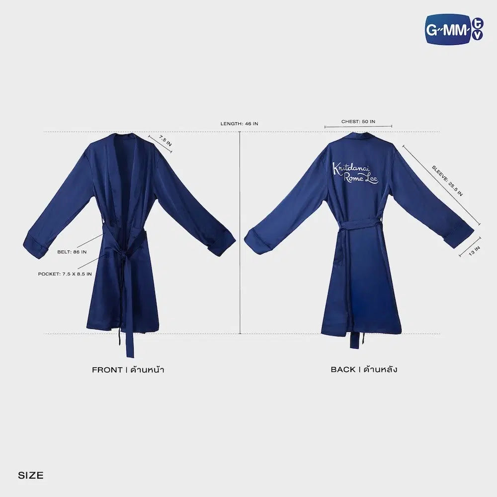 【PRE-ORDER】KRITDANAI ROME LEE BATHROBE | มีสติแล้วลูกพีช PEACH AND ME