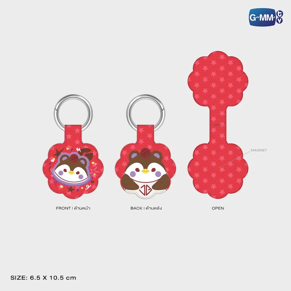 GUINZLY GMMTV FANDOM CHARACTER MAGNETIC UTILITY CLIP KEYCHAIN
