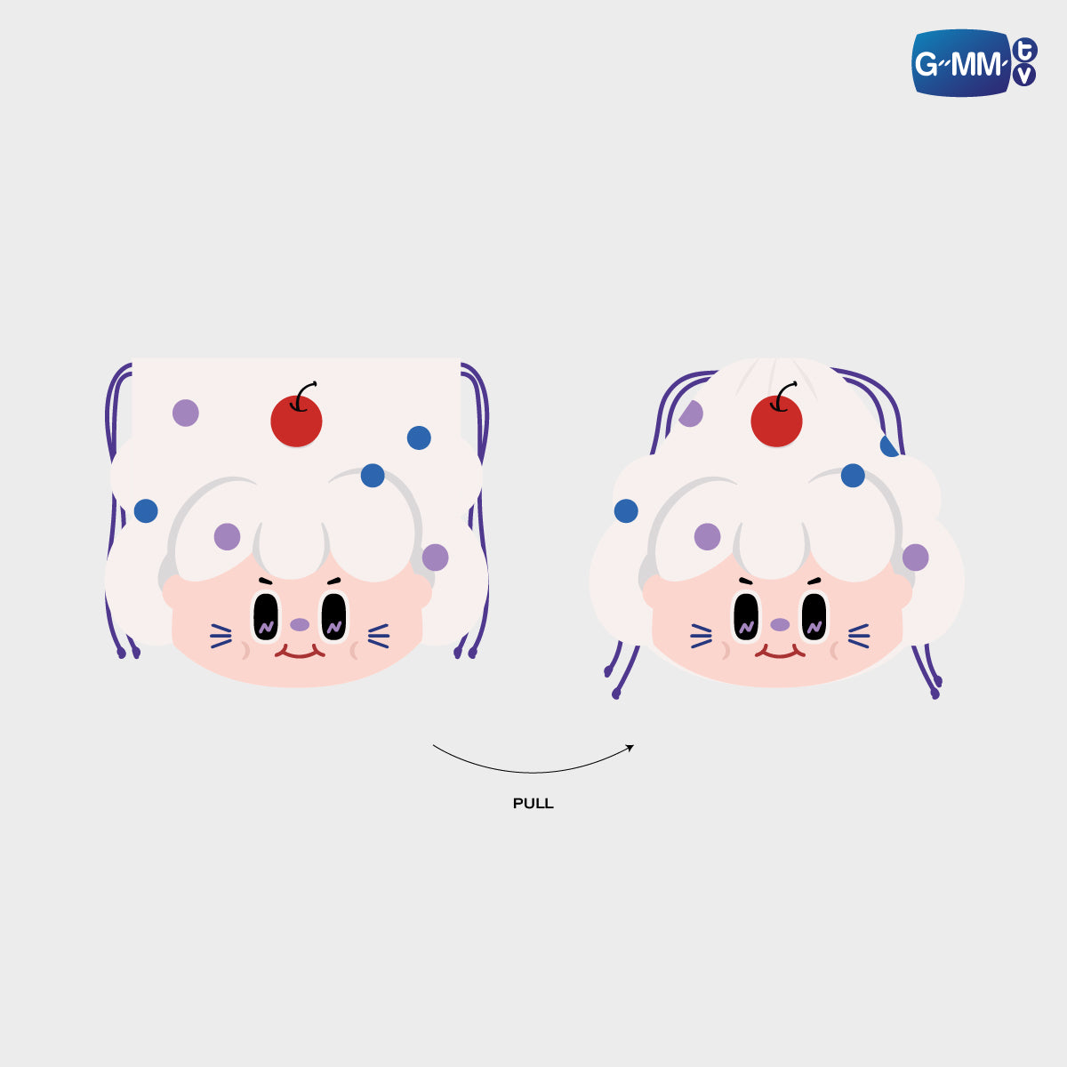 POPOS25-534 FANDOM CHARACTER DRAWSTRING POUCH NILKNHAKE