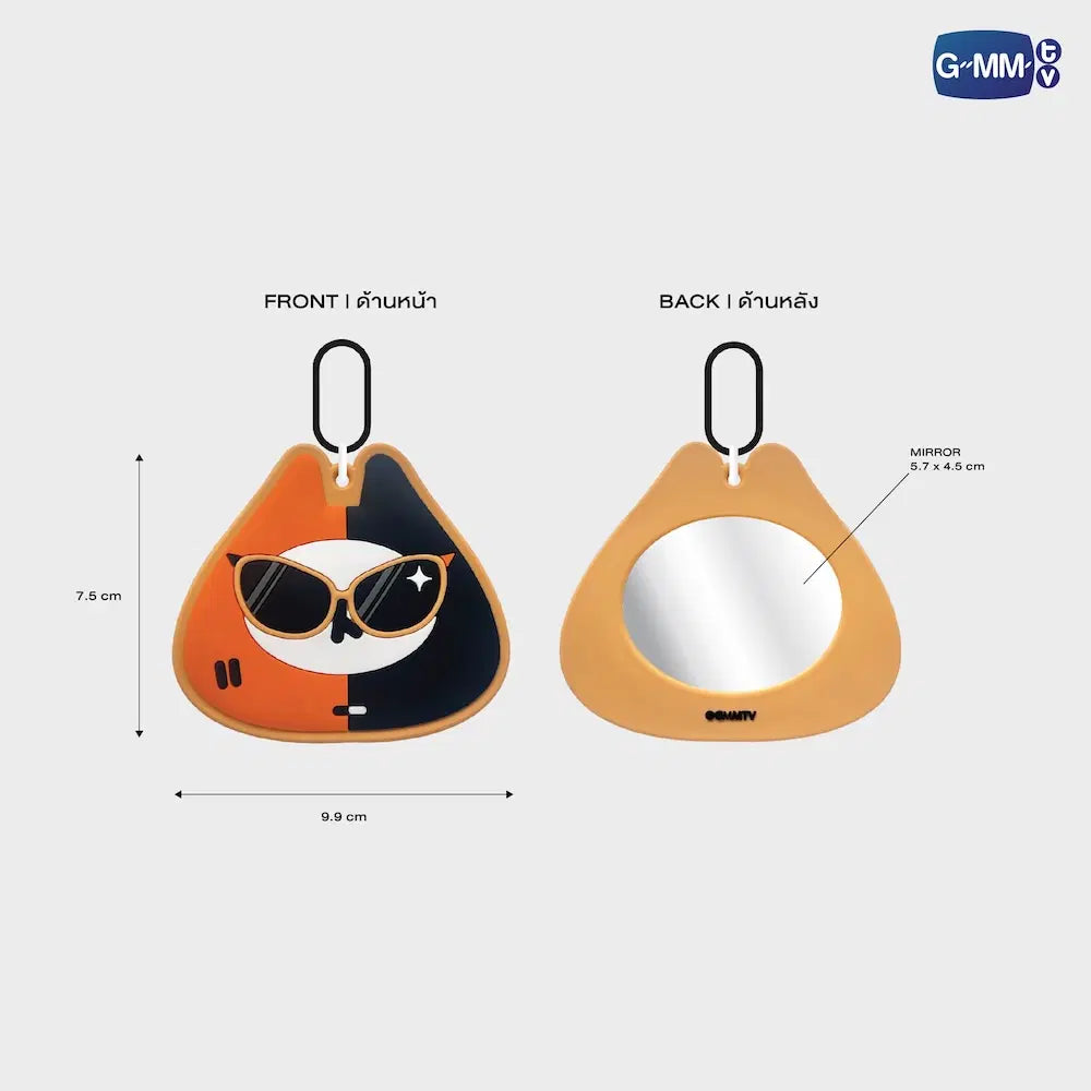YUZU MUMU GMMTV FANDOM CHARACTER MIRROR KEYCHAIN