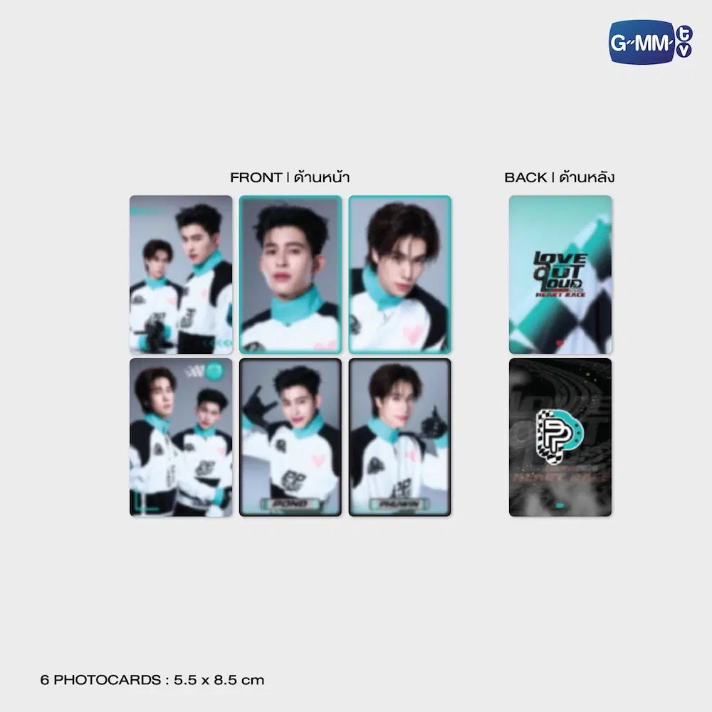【PRE-ORDER】PONDPHUWIN MINI PHOTO SET | LOVE OUT LOUD FAN FEST 2026 : HEART RACE