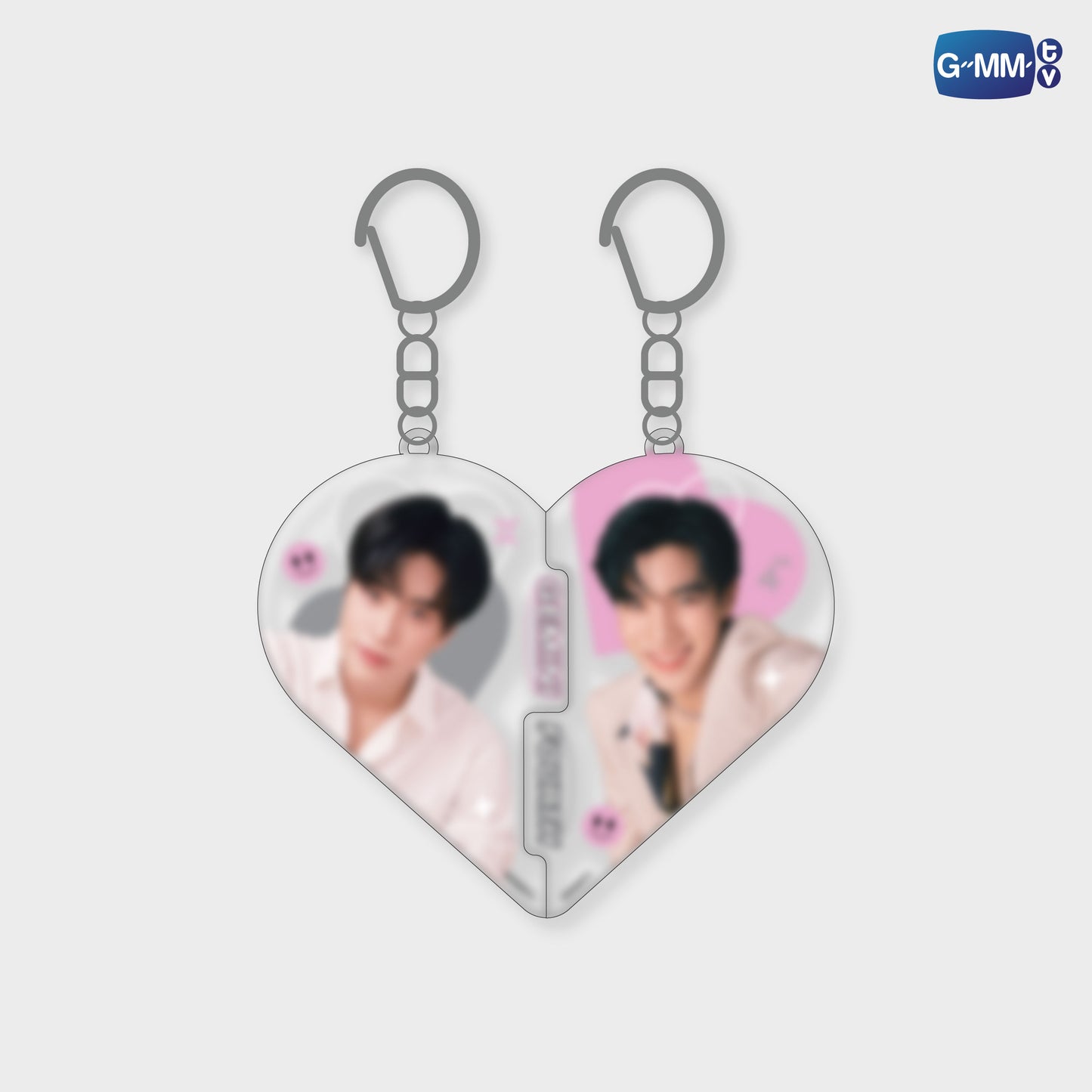 POPUPTK-57 HEART KEYCHAIN GEMINIFOURTTH