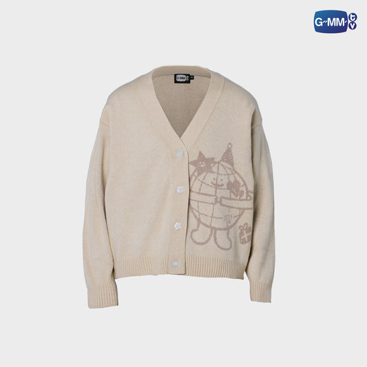 POPUPOS-027 MR.SATURNWORLD CARDIGAN - S