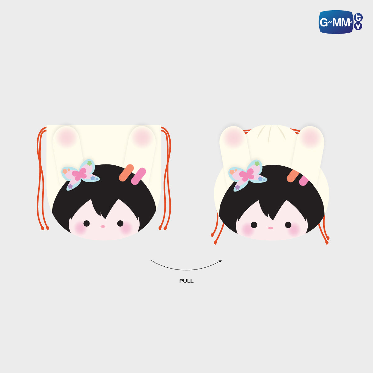 POPOS25-532 FANDOM CHARACTER DRAWSTRING POUCH ANY