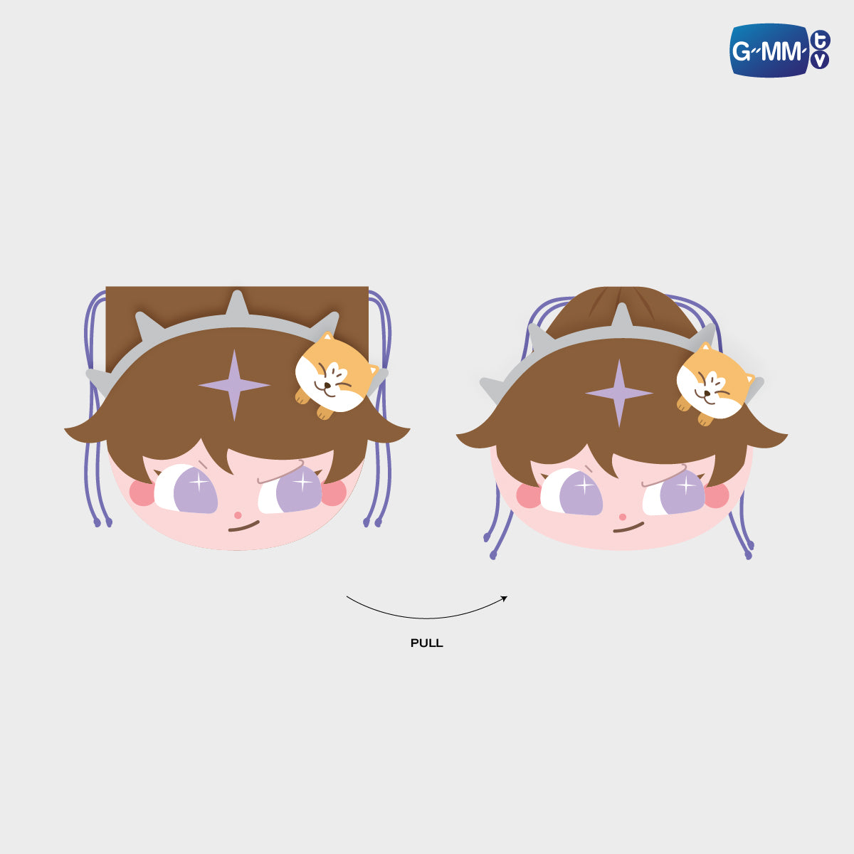 POPOS25-538 FANDOM CHARACTER DRAWSTRING POUCH ANGELO