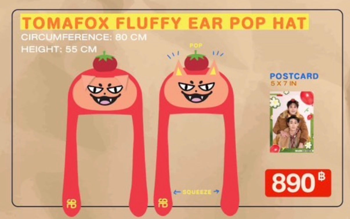 TOMAFOX FLUFFY EAR POP HAT