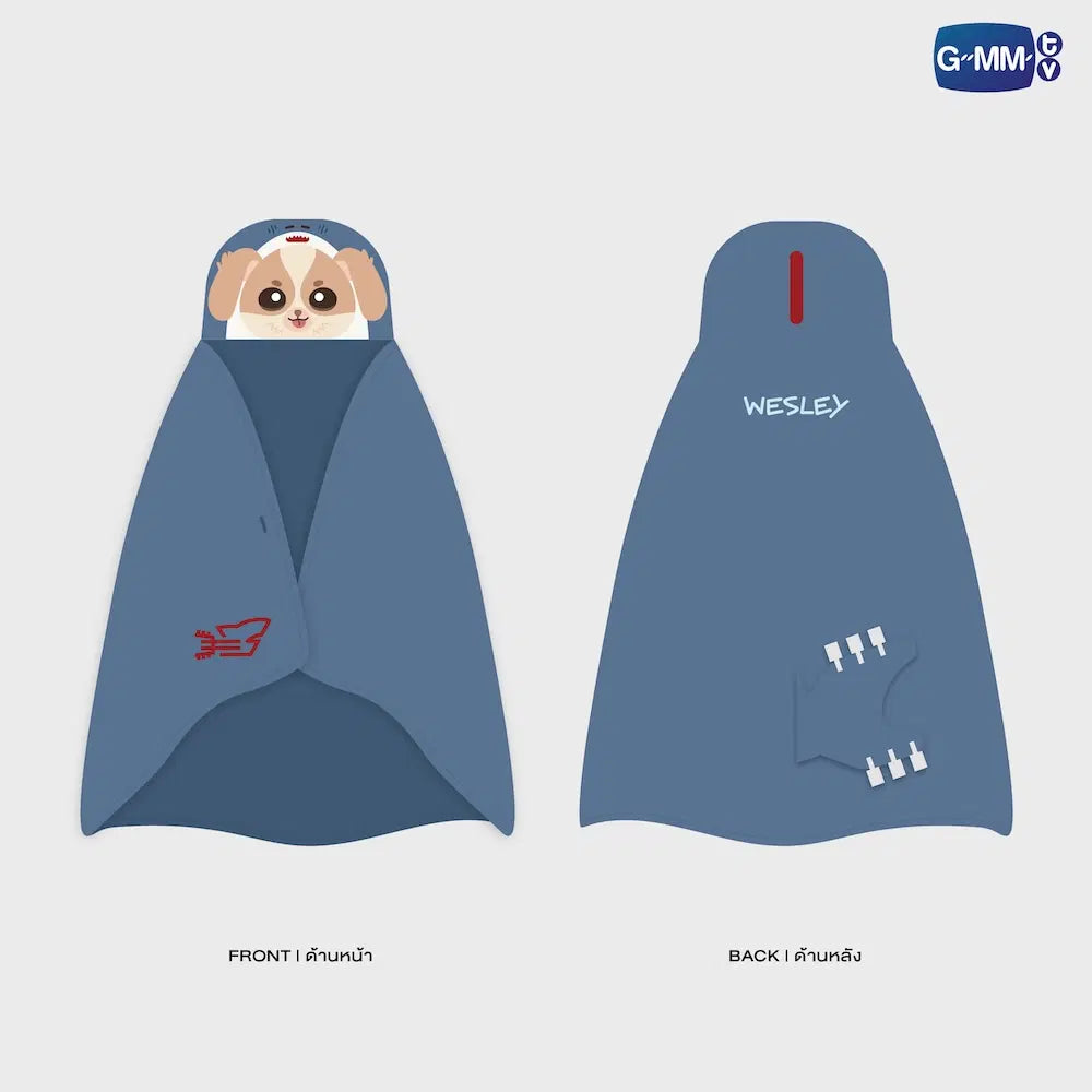 WESLEY FANDOM CHARACTER HOODIE BLANKET